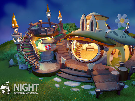 POPLAND｜城市乐园｜labubu主题树屋