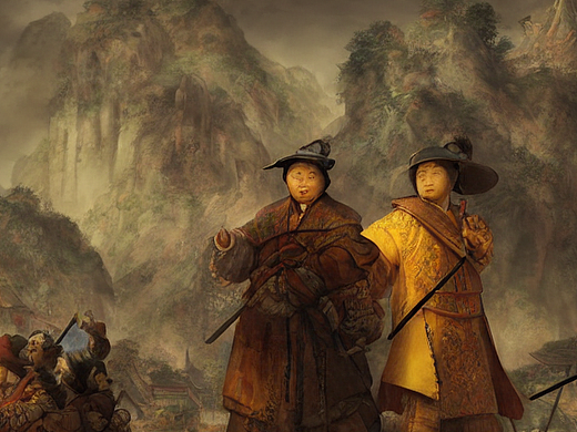 #AI创作实验室#江山,人,守护（个人主页-ZNjI0NjIyMTI=） - AI作品 - 站酷设计师Z494832701原创素材 - 站酷ZCOOL