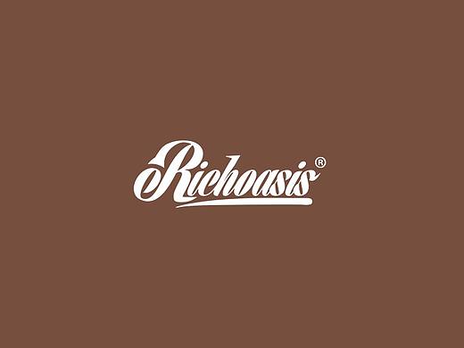 RICH OASIS 英文艺术字体LOGO