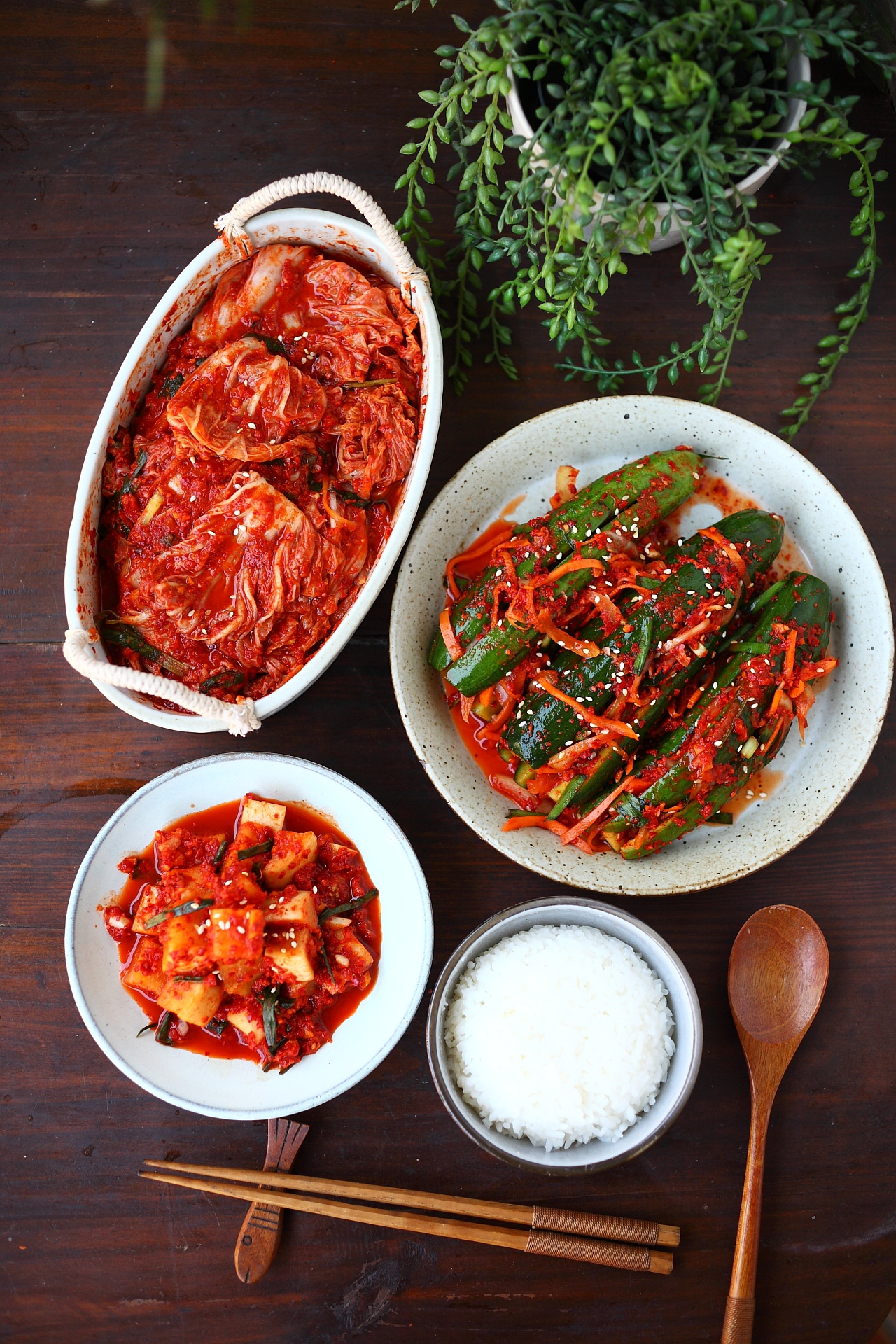 【萝卜块泡菜】韩国人教你零失败率的萝卜泡菜做法，韩国汤饭店的味道，真的太好吃啦_哔哩哔哩_bilibili