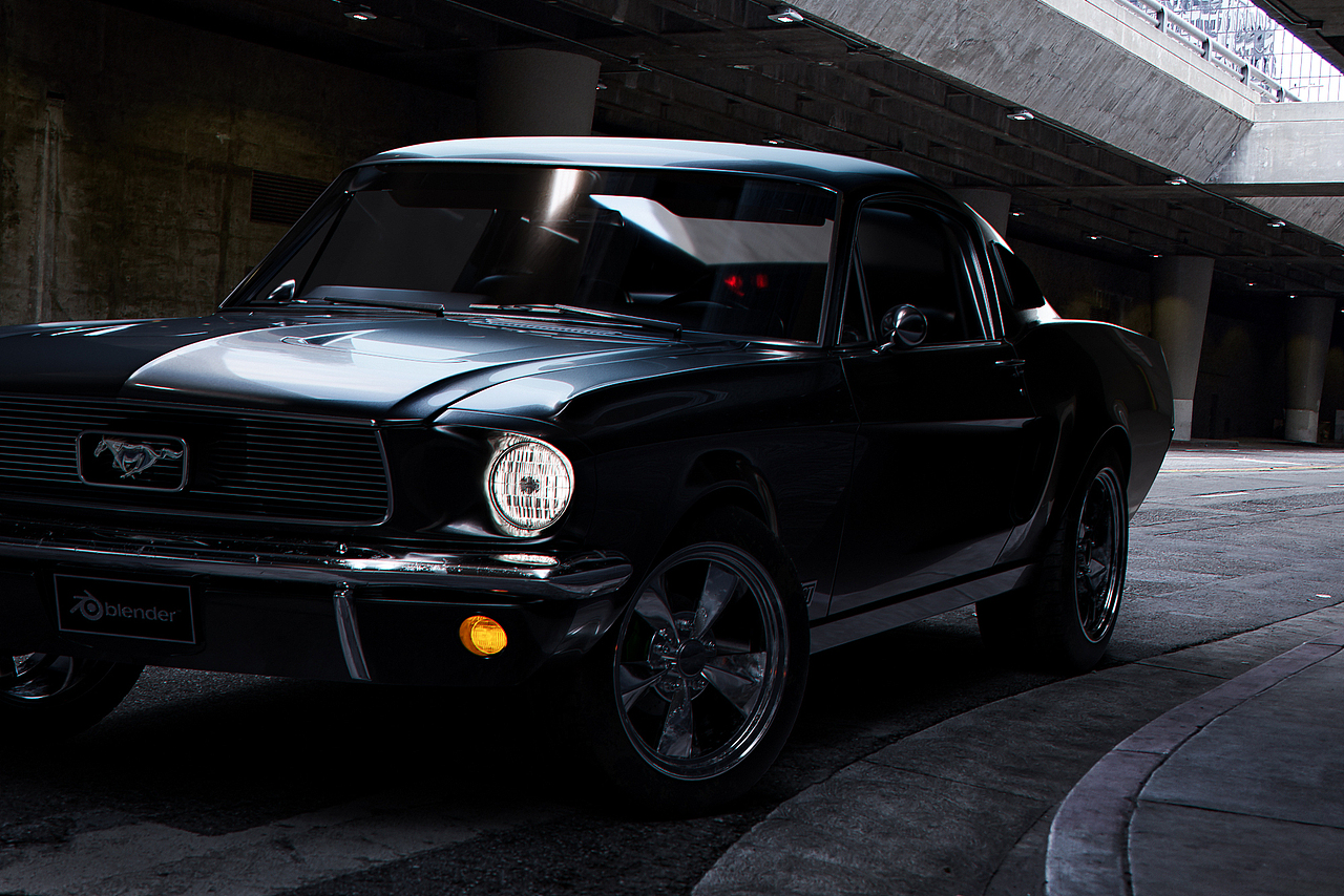 野马Mustang GT 1967【汽车渲染写实】（图ZMjc1Mjg1NzY0） - 机械/交通 - 站酷设计师回家做梦原创素材 - 站酷ZCOOL