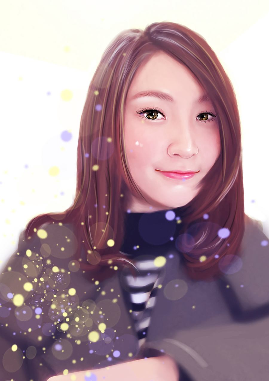 原创作品:ps转手绘