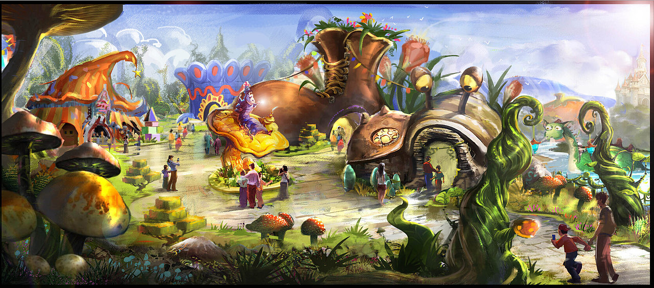 主题公园场景-概念设计