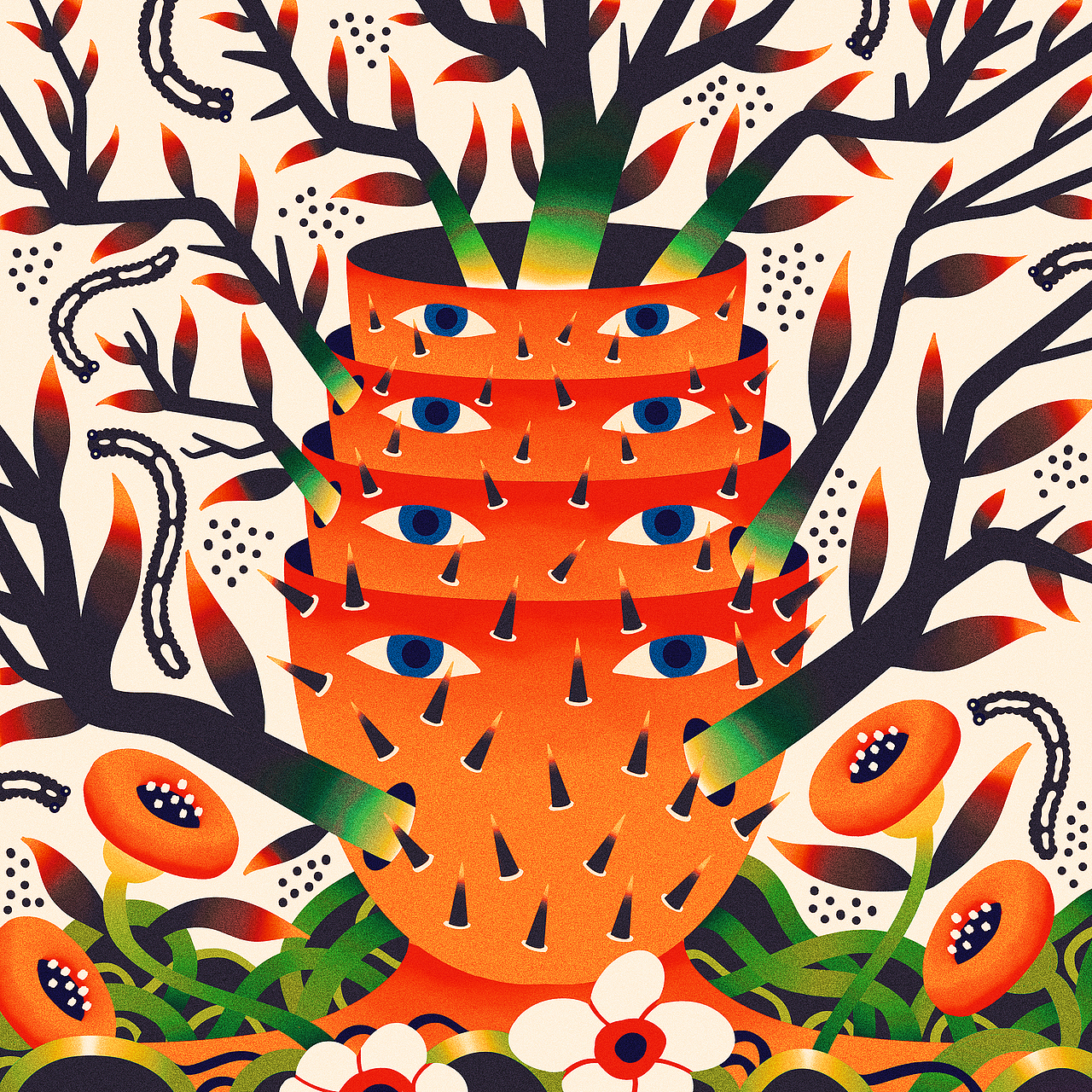 近期插画探索练习（图ZMjQ1NjIzODc2） - 创作习作 - 站酷设计师插画师卷耳原创素材 - 站酷ZCOOL