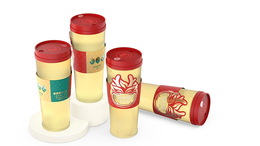 颜麒麟大口茶设计