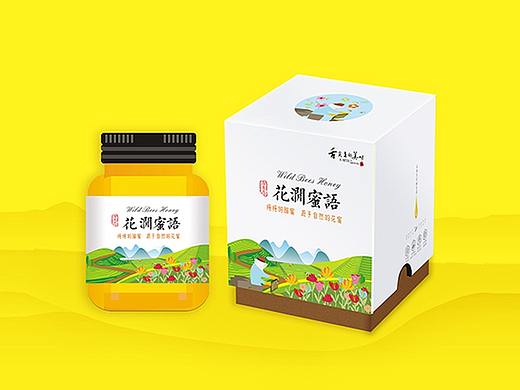 花涧蜜语/蜂蜜插画包装