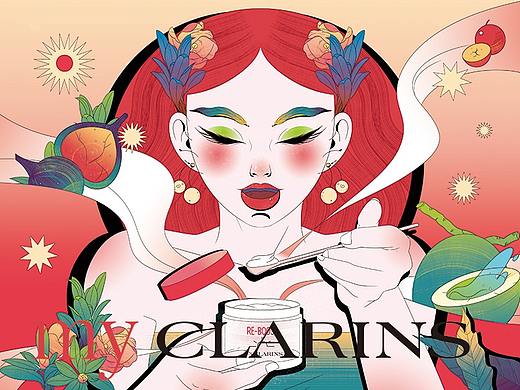 【My CLARINS 寻找天然好食肌】插画系列 ——Max呀
