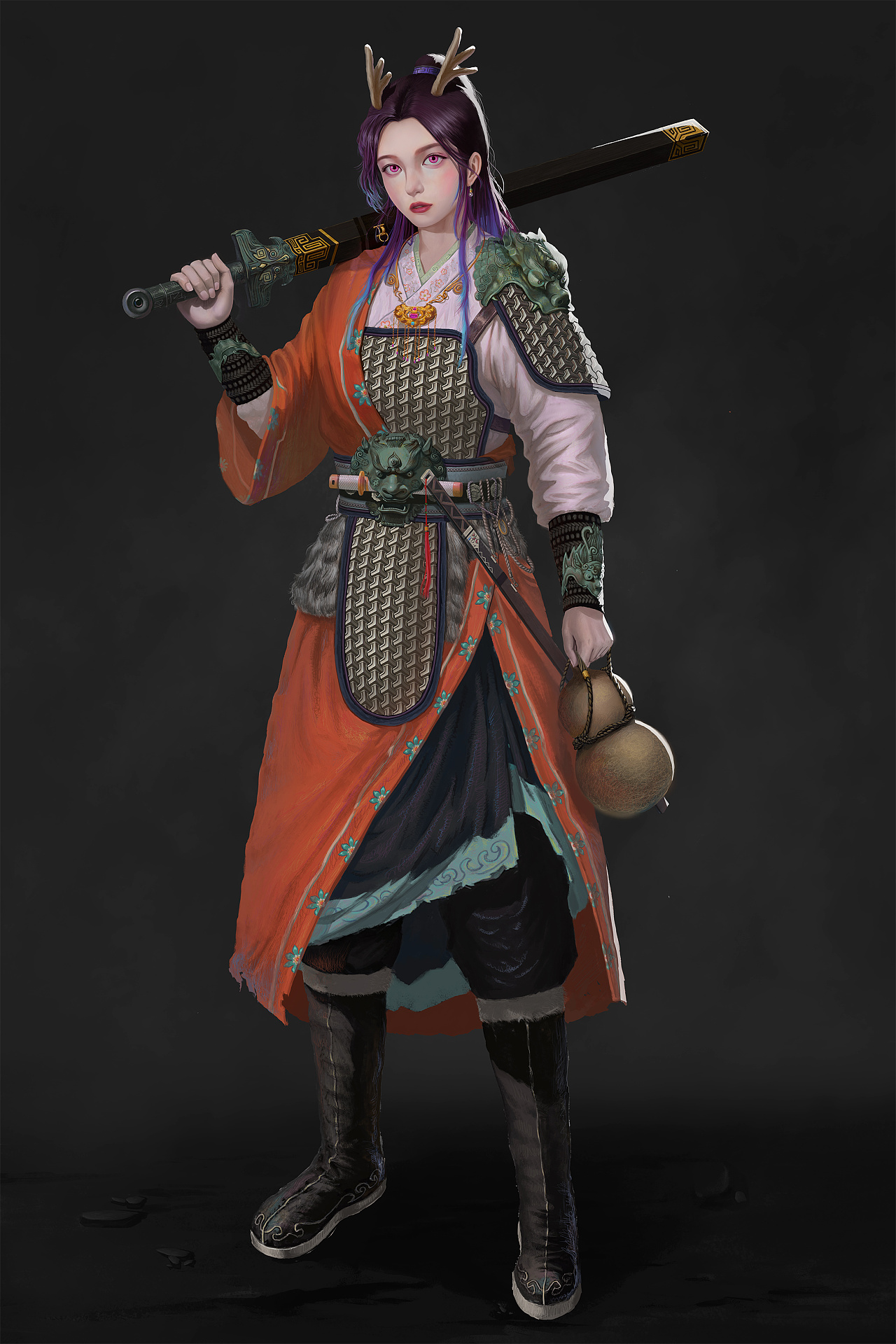 游侠龙女|插画|游戏原画|画师懿霖子 - 原创作品 - 站酷 (zcool)