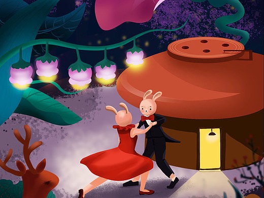 森林舞会_素材网站_图片免费下载-zcool站酷