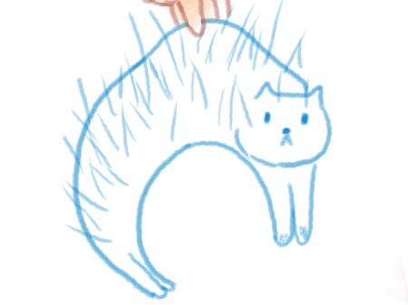 二货猫咪日常插画