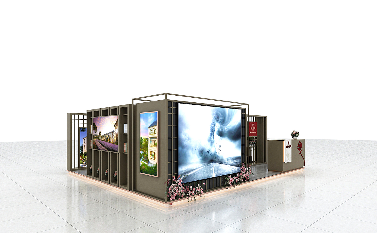 杭州玫瑰园展位设计制作（图ZMjQwMjU1NjU2） - 展陈设计 - 站酷设计师新风尚设计原创素材 - 站酷ZCOOL