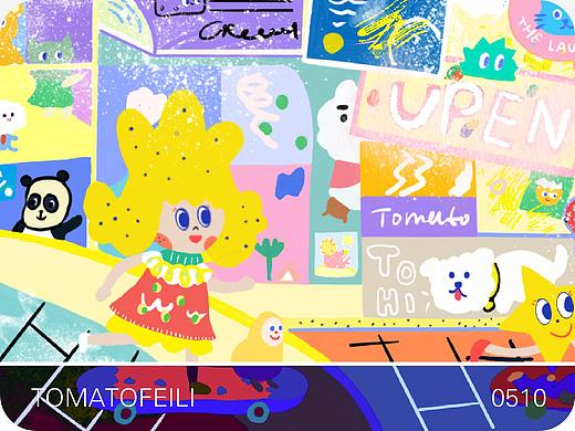 TomatoFeli × 街头涂鸦