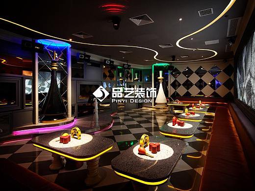 主题量贩式KTV夜总会所装修设计效果图