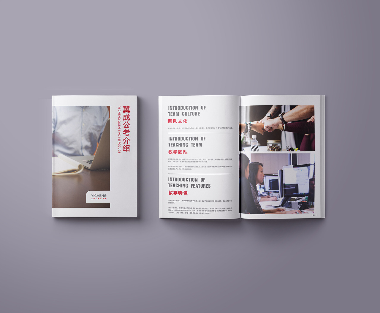翼成公考宣传册
