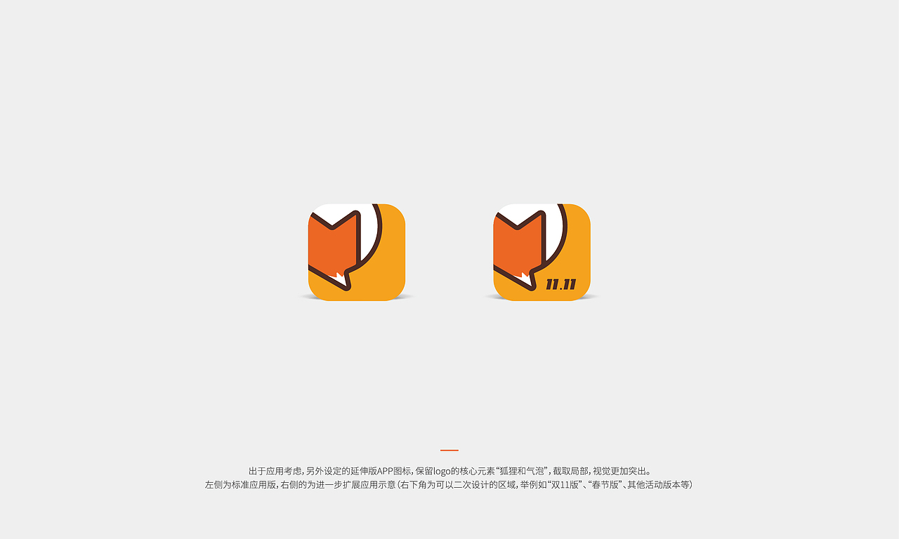 狐说旅游APP Logo品牌形象设计提报