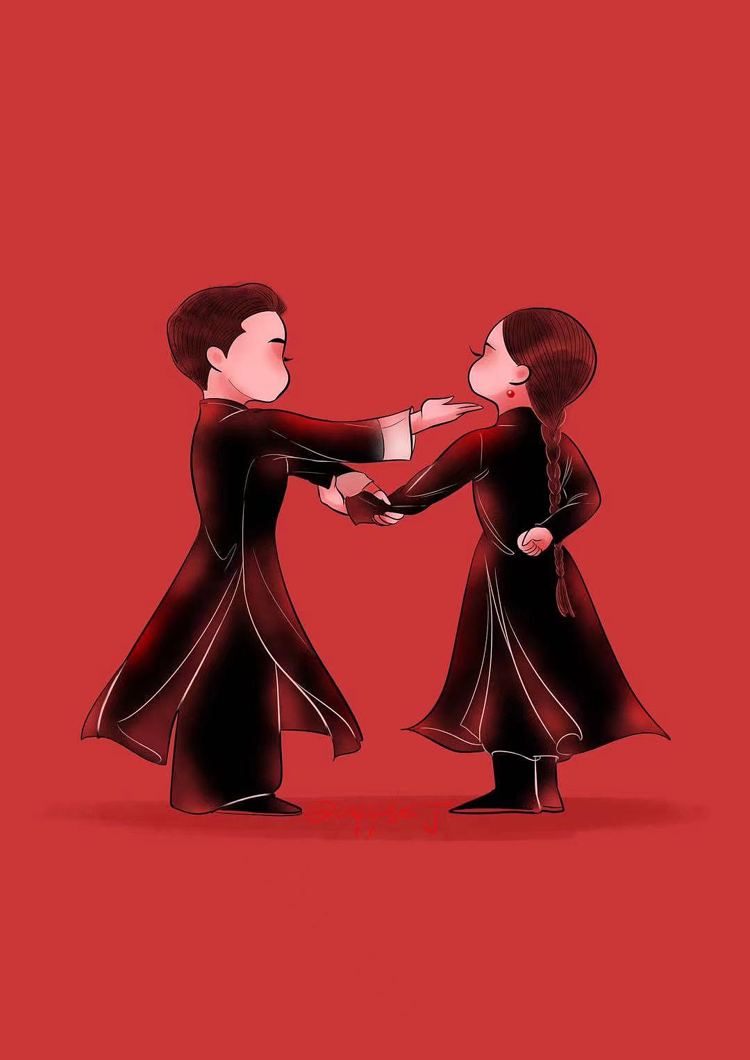 apple丁原创插画/咏春