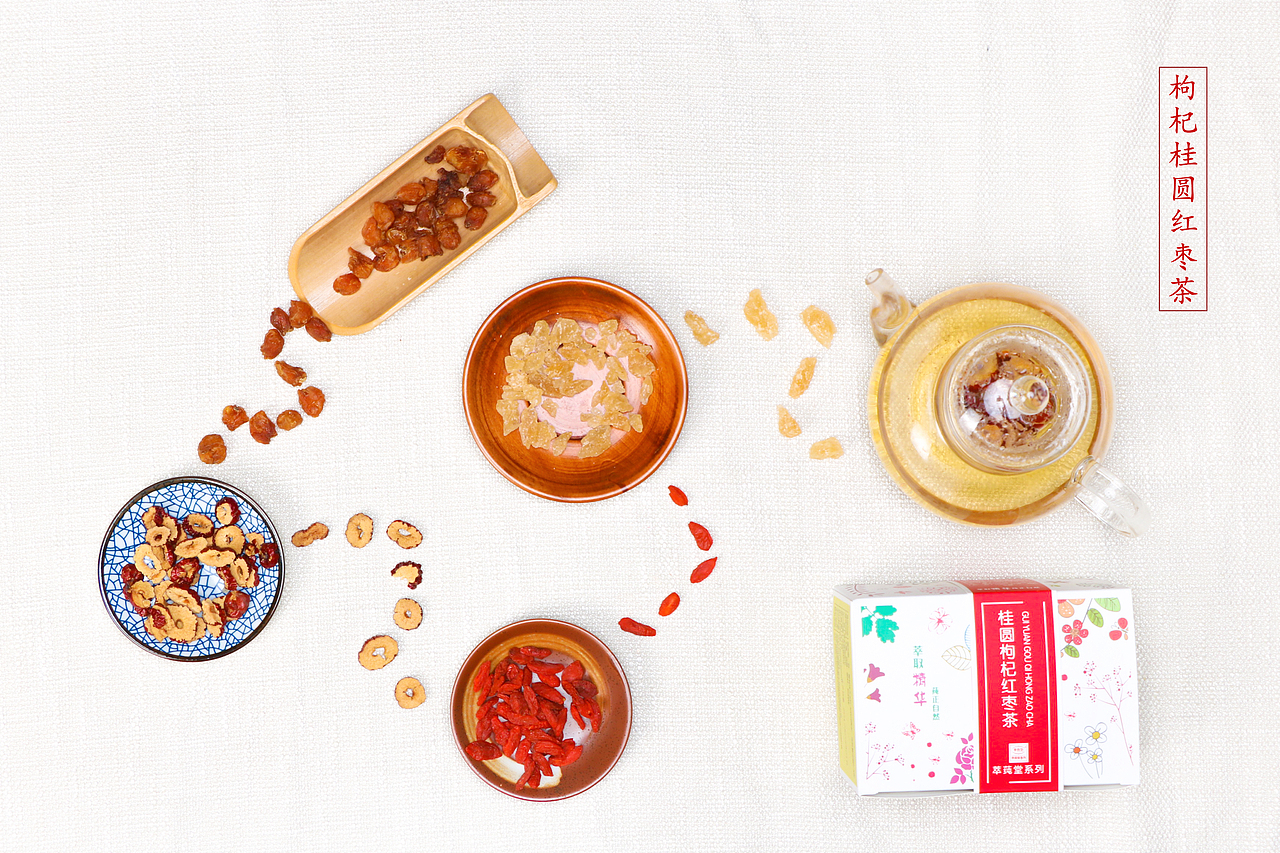 枸杞桂圆红枣茶