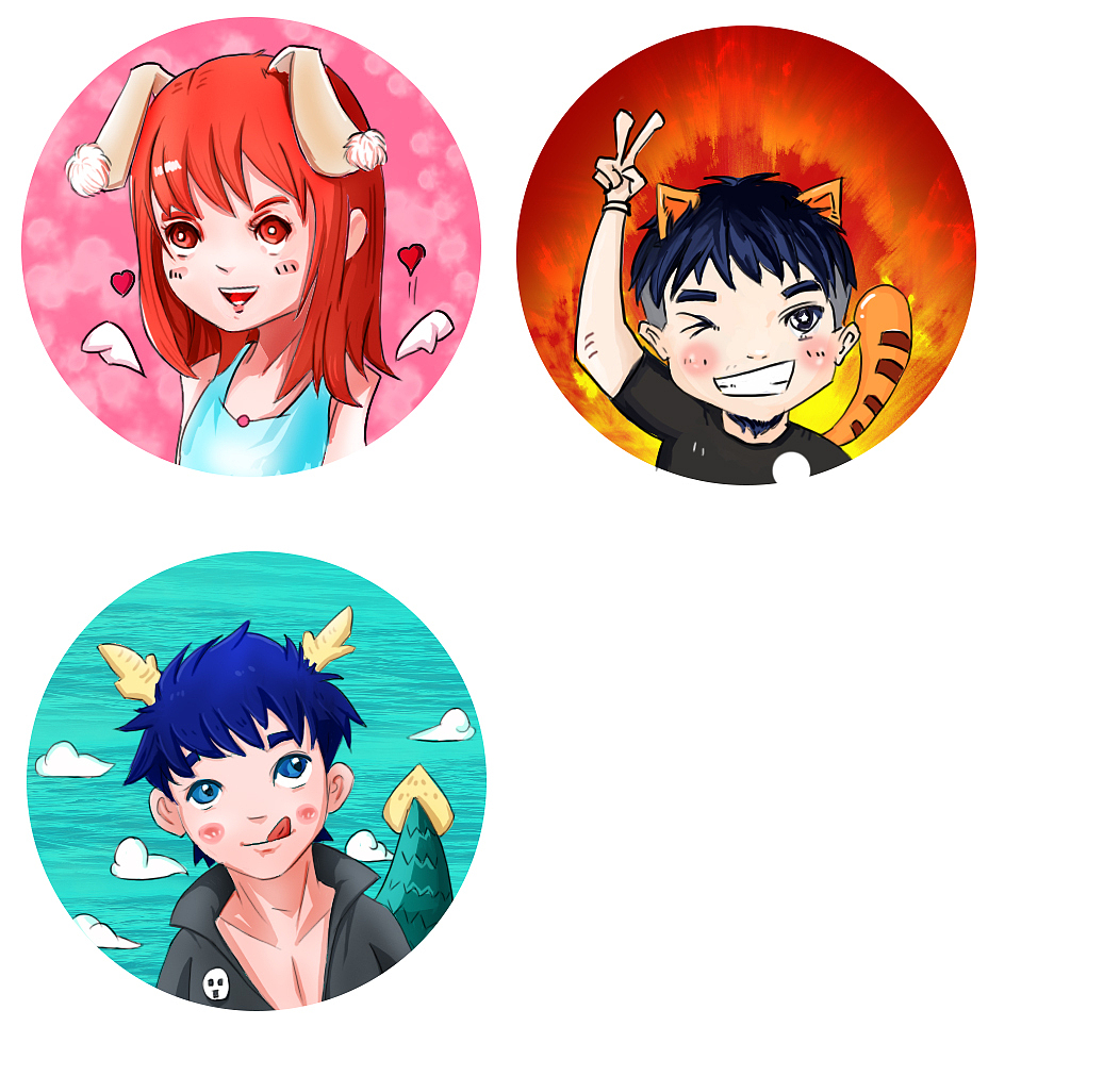 一段时间的小练习和摸鱼（图ZNTkzNzY3ODQ=） - 创作习作 - 站酷设计师阿虎先生丶原创素材 - 站酷ZCOOL