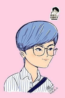 阿进似颜绘2019年现场画像作品（彩色篇）（图ZMTkxOTMwNjI4） - 单幅漫画 - 站酷设计师阿进似颜绘原创素材 - 站酷ZCOOL