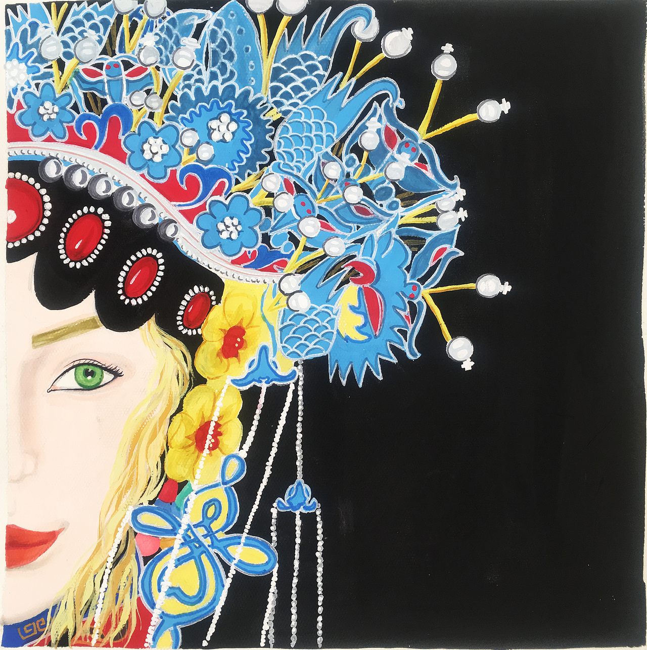 16年—17年视觉传达考研手绘（图ZMTE4OTUyMzY4） - 绘画 - 站酷设计师咖喱鱼丸Polly原创素材 - 站酷ZCOOL