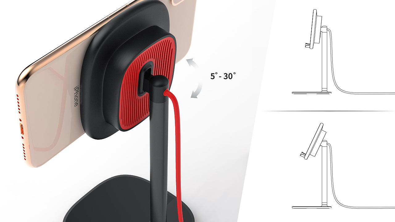 主动散热手机游戏支架