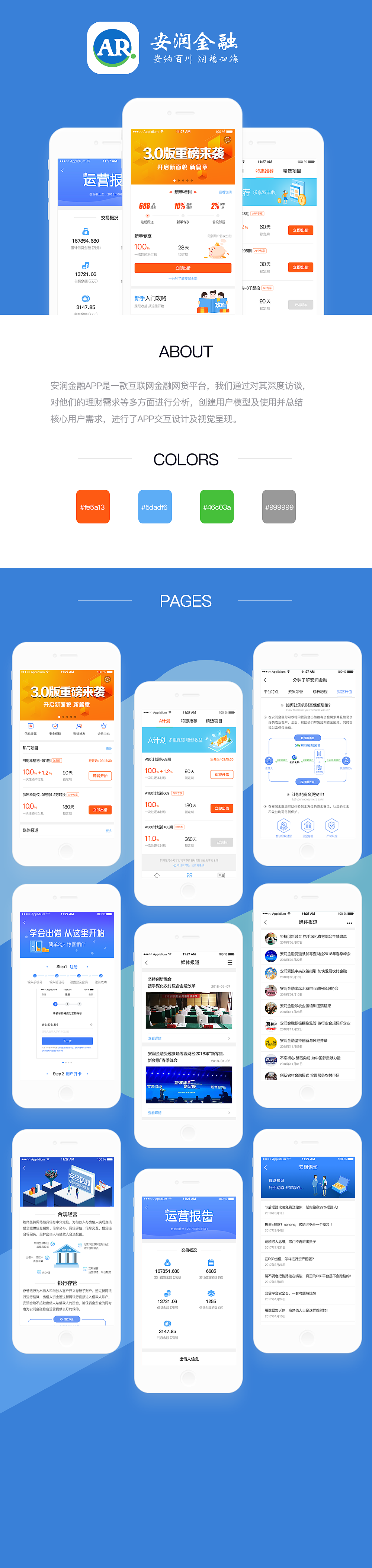 【安润金融】APP设计