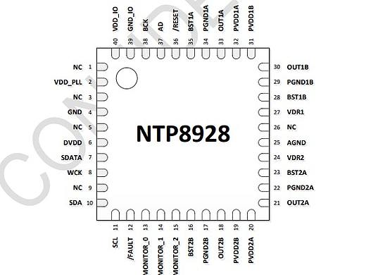 5v数字功放芯片-NTP8928