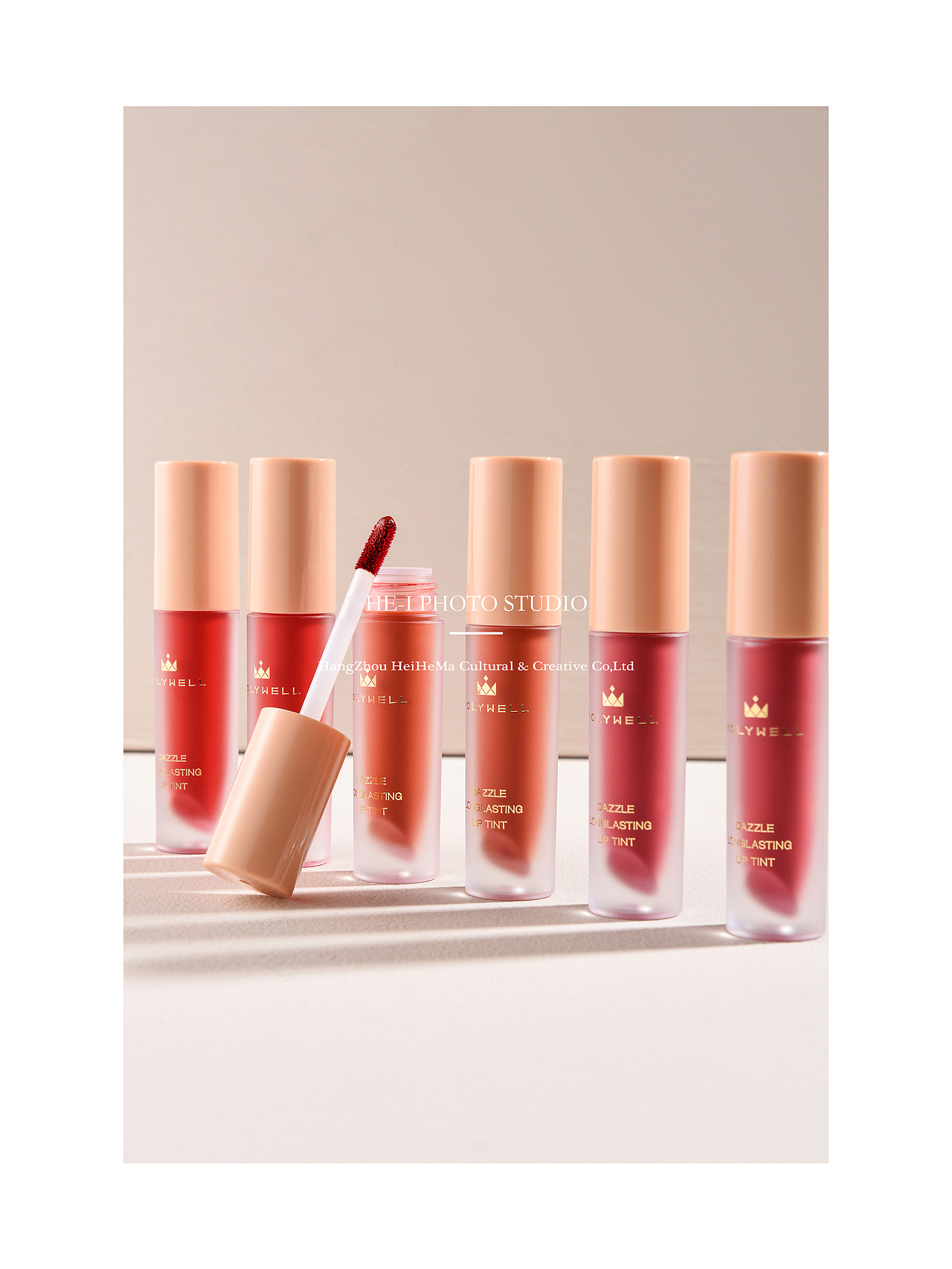 杭州产品摄影「美妆彩妆 口红 molywell」黑和马
