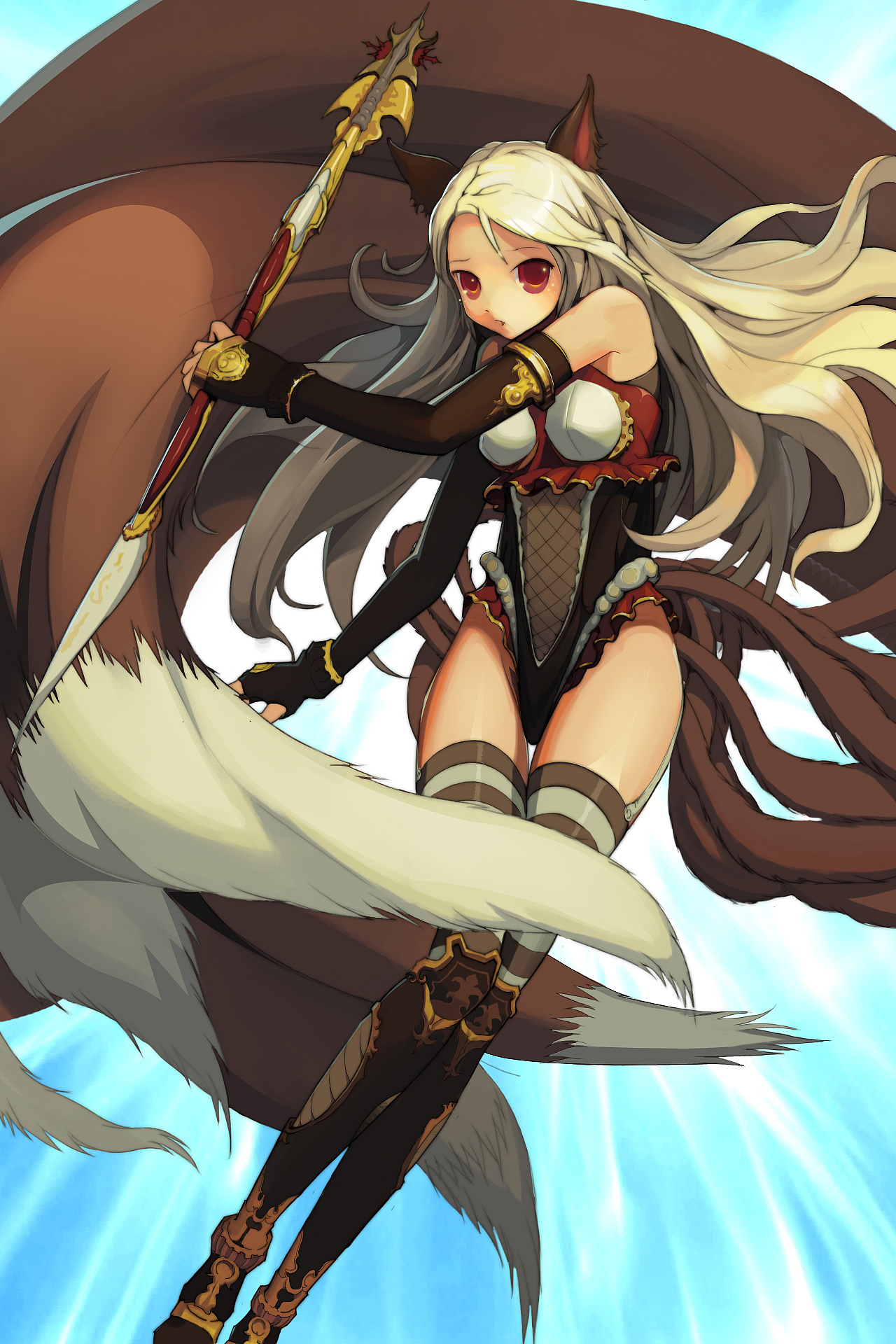 九尾狐|插画|商业插画|贱二十三 - 原创作品 - 站酷 (zcool)