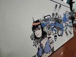 自己画的装饰画
