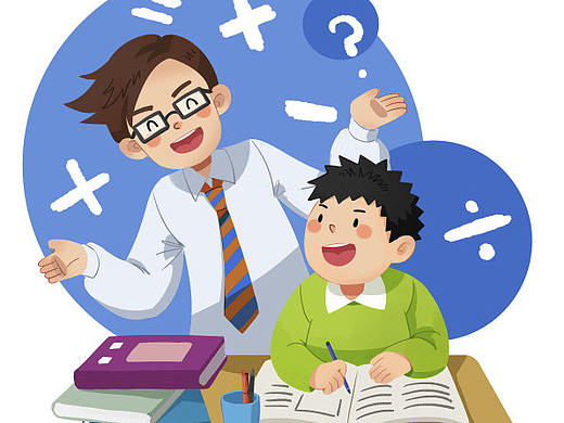 儿童线上教育插画练习