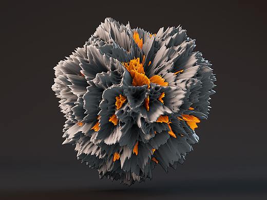 C4D噪波球