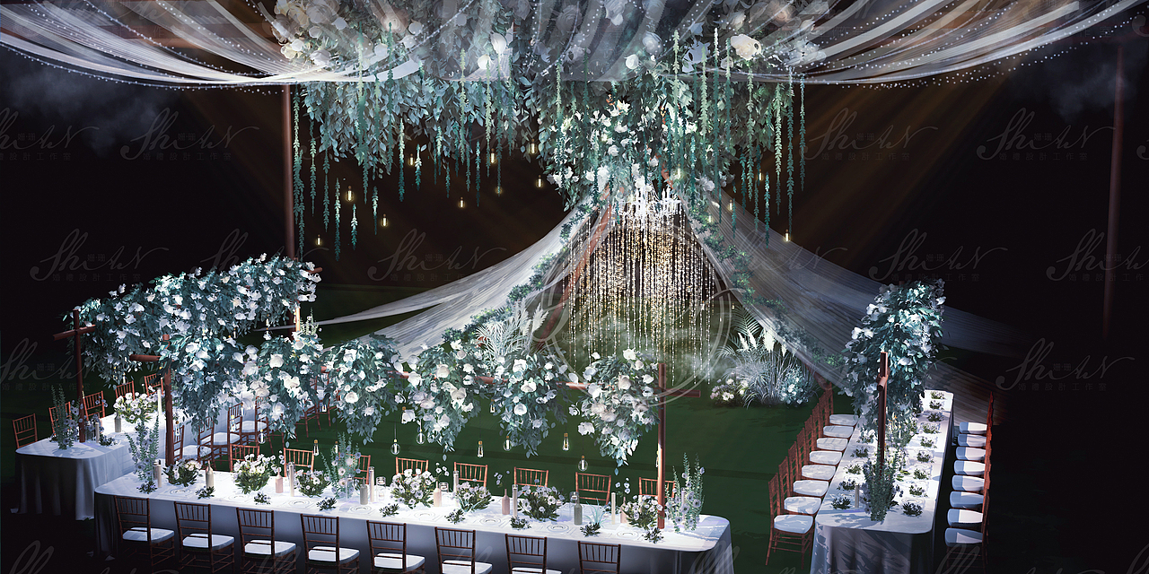 阿珊 3D婚礼设计-2017年部分合作作品（图ZMTA2NzUyNTky） - 舞台美术 - 站酷设计师婚礼设计工作室原创素材 - 站酷ZCOOL