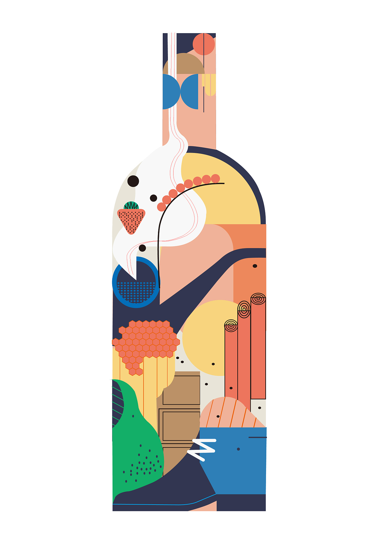 瓶子|平面|其他平面|丛树林子 - 原创作品 - 站酷 (zcool)