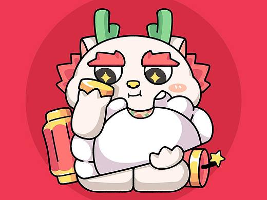 龙年IP插画设计