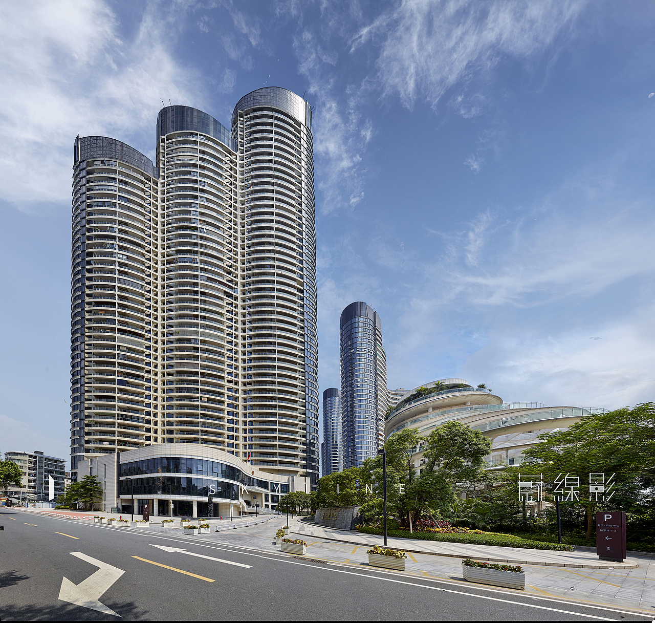 黄誉蔚建筑地产摄影|广州天誉半岛花园 白鹅潭豪宅标杆