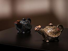 布道文化 静物茶器 紫砂壶 原矿全手工 金龟龙 李双喜