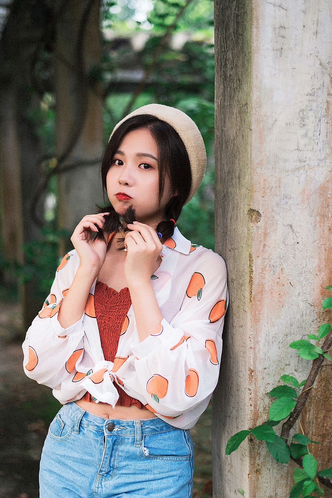 夏天的小桔子（图ZMTk1MDMwMzg4） - 人像摄影 - 站酷设计师三月say原创素材 - 站酷ZCOOL