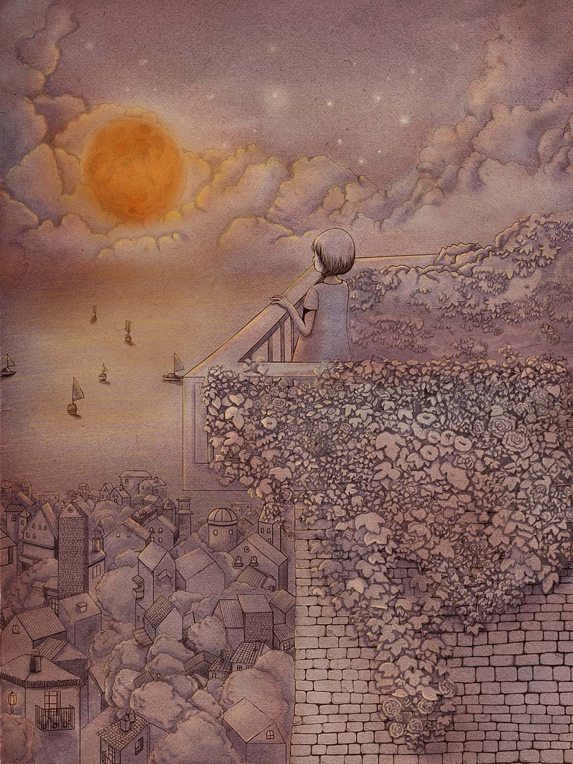 小世界（图ZNTUwNzExMjA=） - 艺术插画 - 站酷设计师zibuyu原创素材 - 站酷ZCOOL