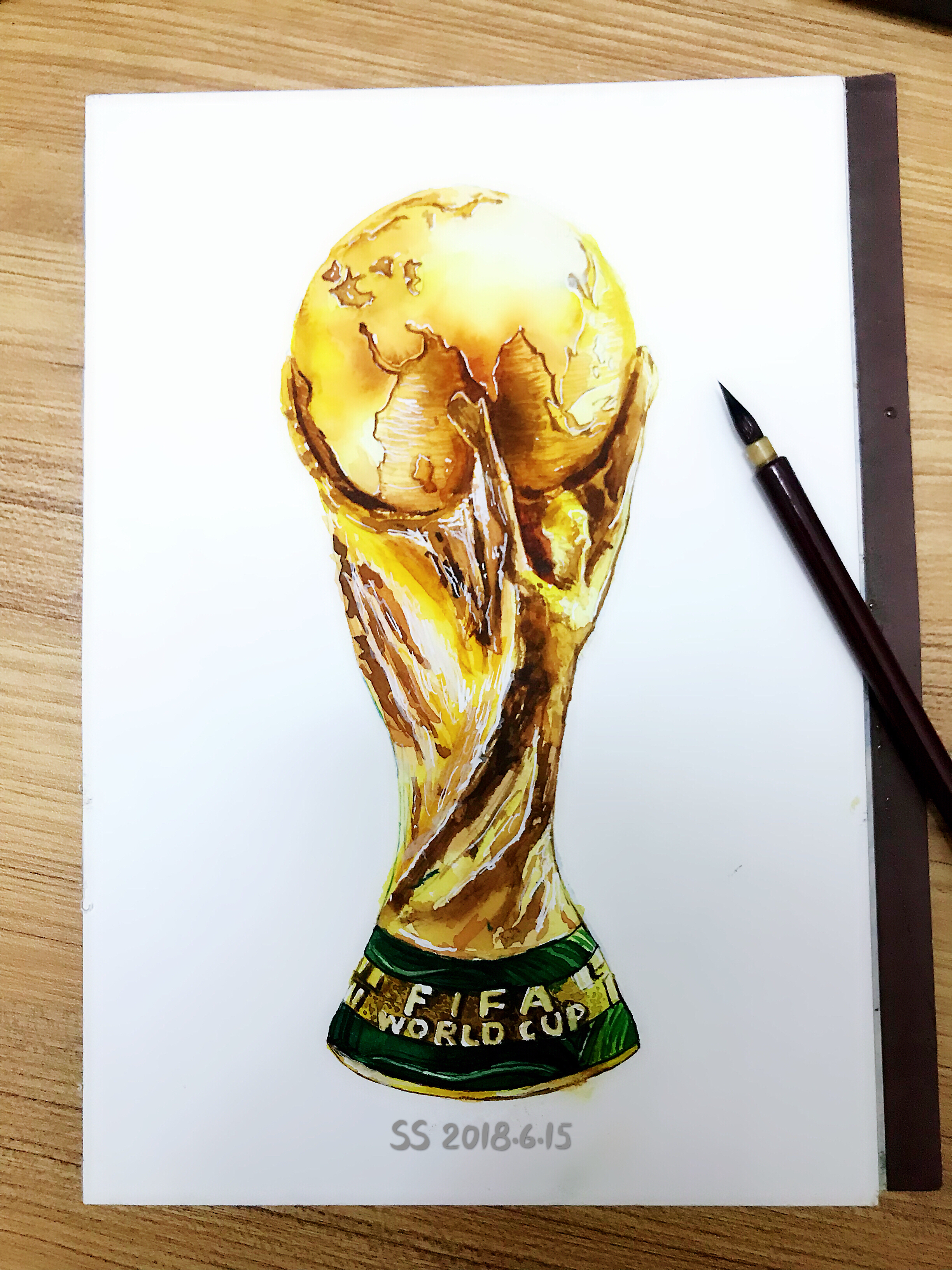 世界杯画法图片