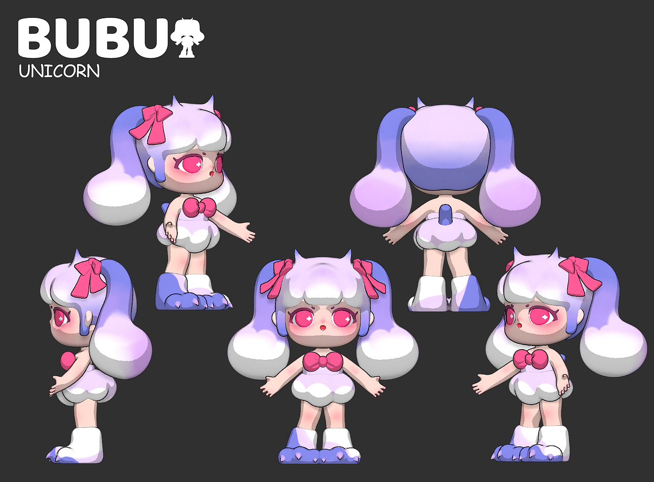 潮玩IP/独角兽BUBU / UNICORN BUBU（图ZMjc1NTI3Mjc2） - 人物/生物 - 站酷设计师致命的九层糕原创素材 - 站酷ZCOOL