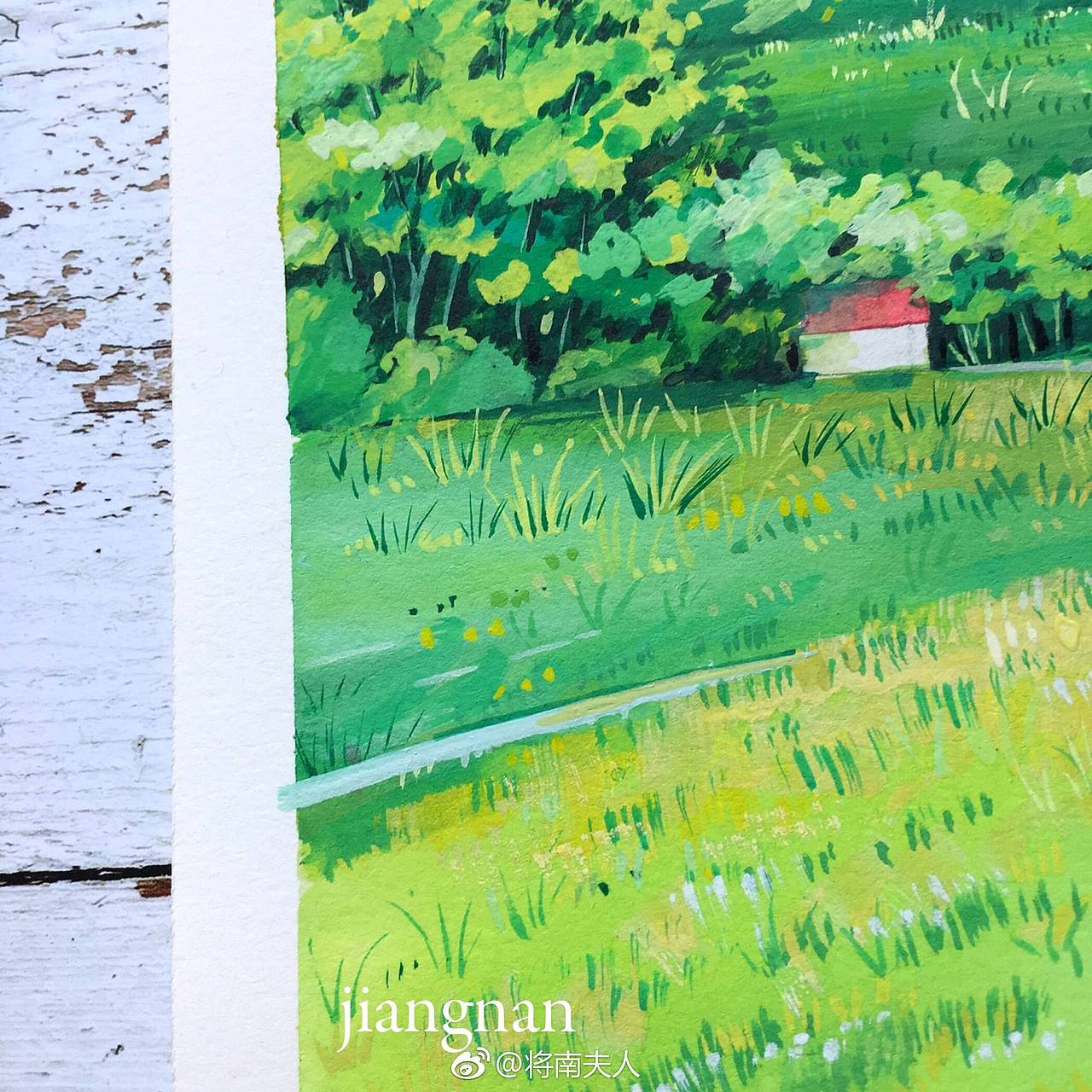 手绘水彩风景场景（图ZMTU2OTg2NTg4） - 绘画 - 站酷设计师将南原创素材 - 站酷ZCOOL