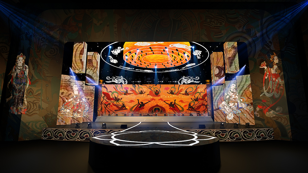 敦煌大剧院舞美设计