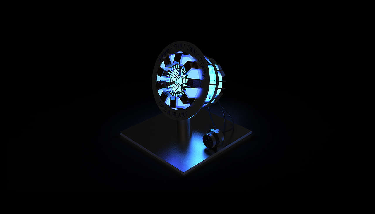 钢铁侠方舟反应炉建模练习及实物制作