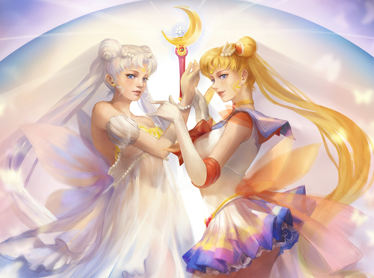 美少女战士二十周年（图ZMTE3NDQxMjQ=） - 单幅漫画 - 站酷设计师MoonYUE悦悦原创素材 - 站酷ZCOOL
