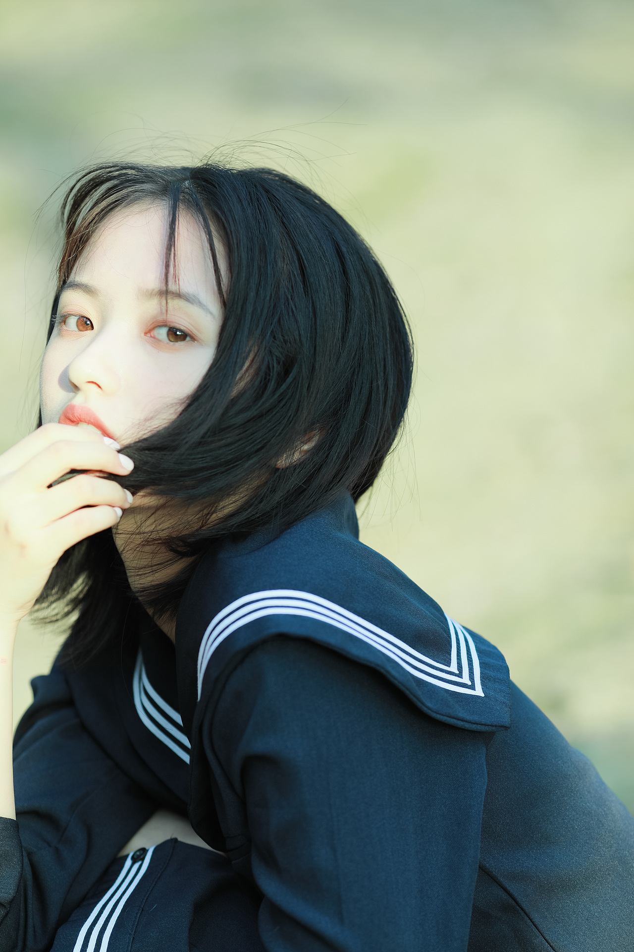 清风 夏目 远山，与你。（图ZMTg0MzU1ODgw） - 人像摄影 - 站酷设计师芥茉在拍照原创素材 - 站酷ZCOOL