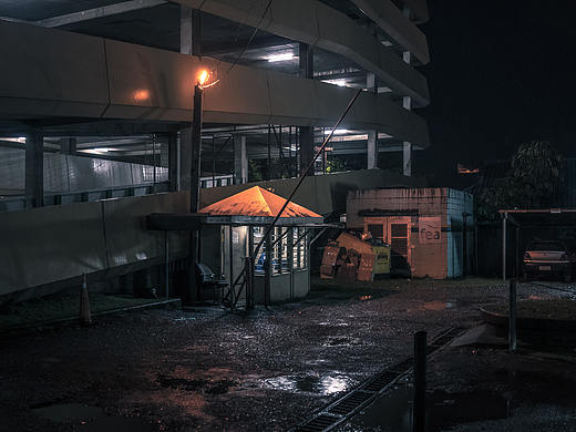 斐济苏瓦港之夜《微光城市》之十一