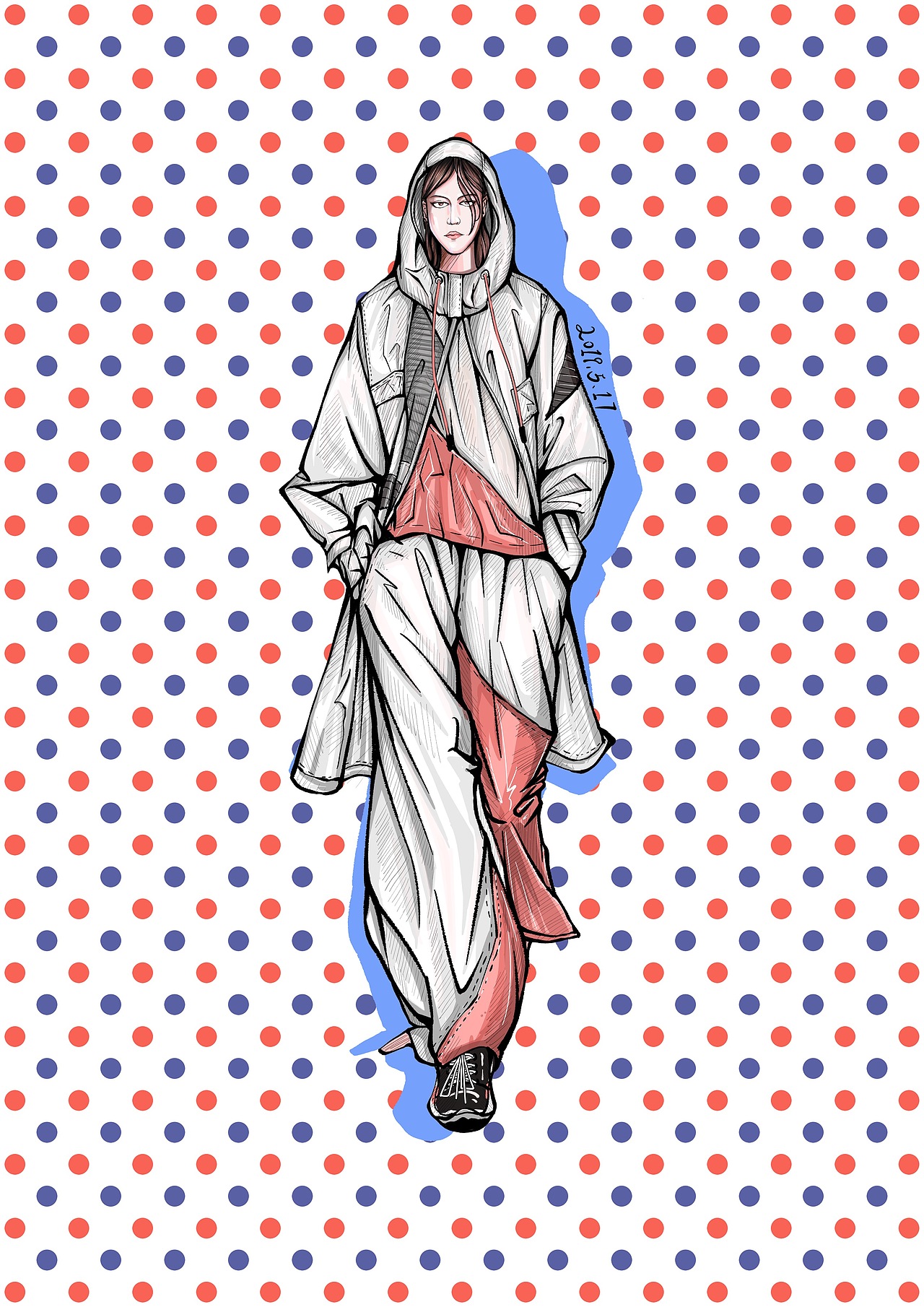 近期服装画练习整合（图ZMTYyMjc0ODQ4） - 休闲/流行服饰 - 站酷设计师能不这么逗吗原创素材 - 站酷ZCOOL