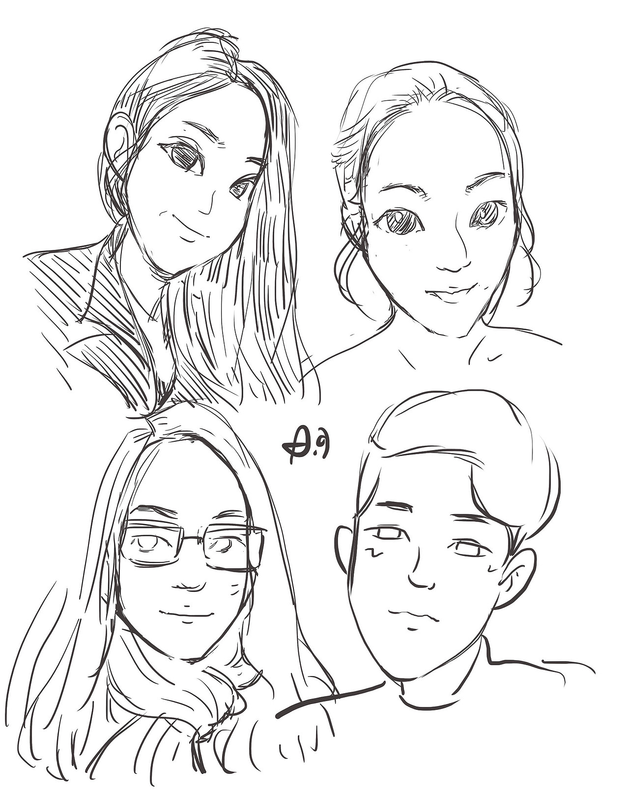 2018年7月头像绘 by Amy.a