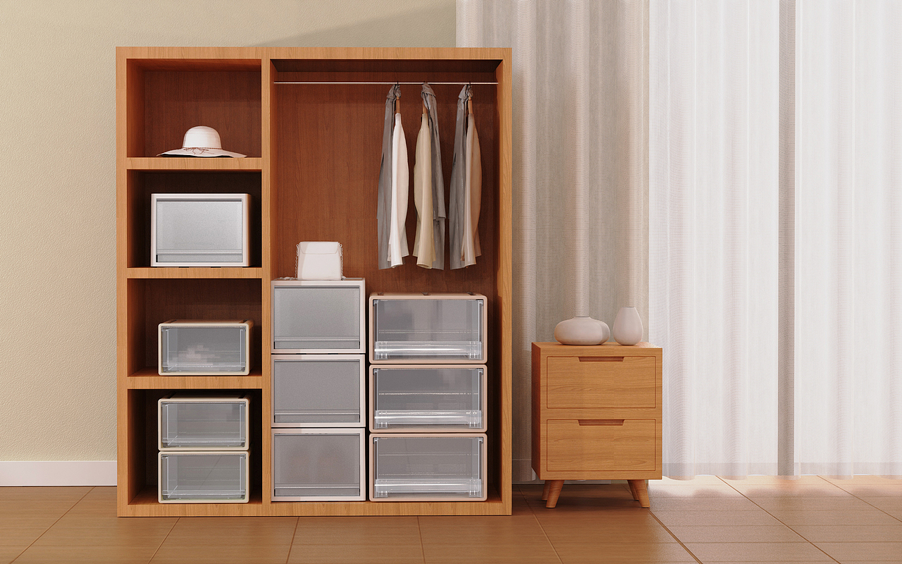 KeyShot浴室、收纳盒、厨具场景渲染